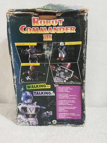 Juguete Robot Comander De 27cm (detalles) Suena Y Se Mueve. Robot Commander Varios (Usado)