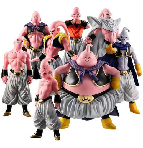 8pcs Dragon Ball Z Majin Buu Acción Figura Modelo Juguete 