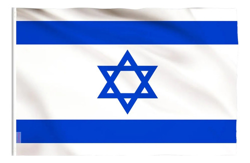 Bandera De Israel 90 Cm X 150 Cm En Poliéster