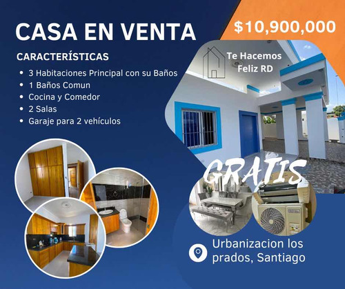 Casas De 3 Habitaciones, 2 Baños, Doble Marquesina