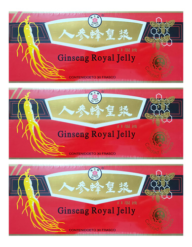 90 Ampolletas Premium Ginseng Royal Jelly Mei Hua