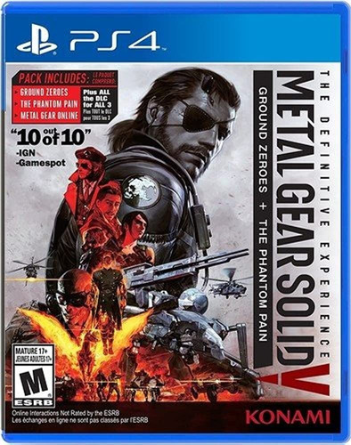 Metal Gear Solid V The Definitive - Ps4 Midia Fisica Orginal