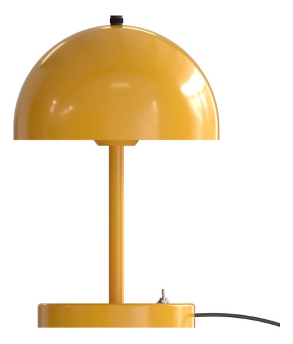 Lámpara De Mesa Mini Pollux Amarillo Citrino 