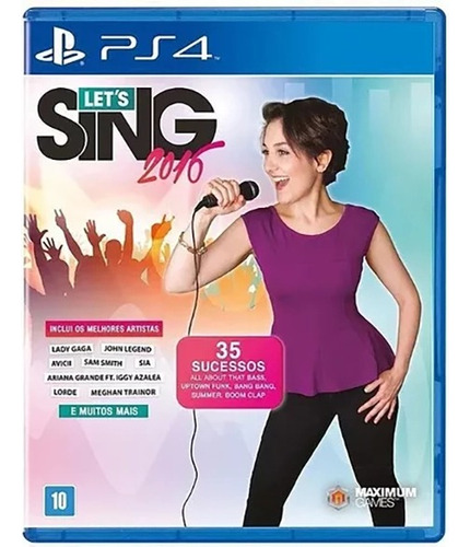 Let's Sing 2016 Fisico Ps4 Standard (Reacondicionado)