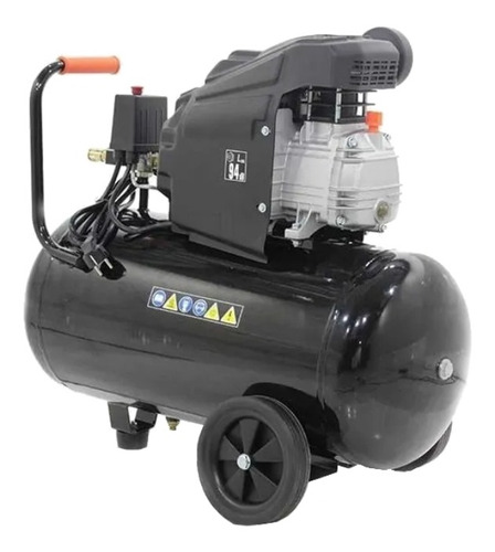 Imagen 2 de 3 de Compresor de aire eléctrico portátil Black+Decker BXCM0032E 50L 2kW 230V 50Hz negro