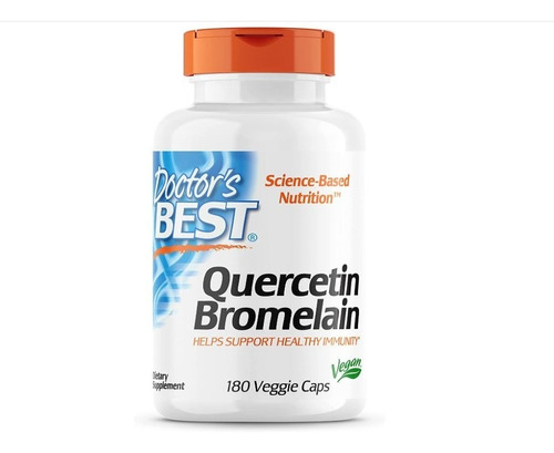 Quercetin Bromelain Doctors Best 180 Cp Quercetina Inmunidad