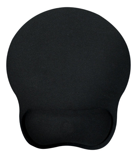 Mouse pad Ghia Con Descansa Muñecas 25 x 21.5 Centimetros Color Negro Almohadilla De Gel
