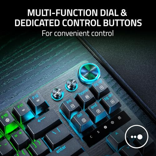 Teclado Gamer Ergonomico Razer Huntsman V3 3 Perillas -rgb