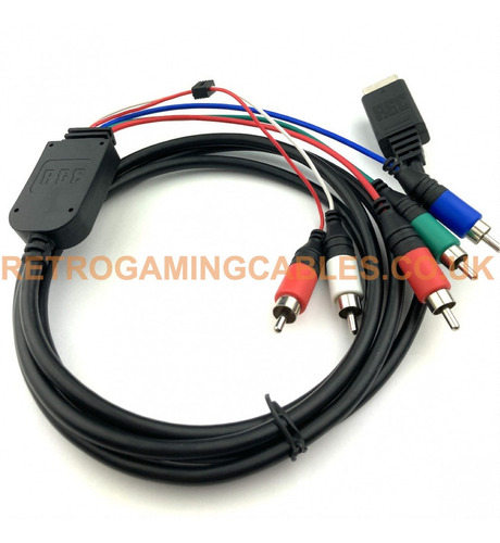Cable Premium De Vídeo Componente Para Ps2 Play Station 2
