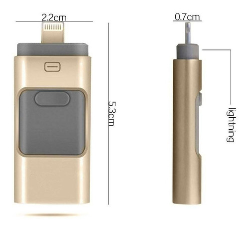 Memoria Usb Otg Dual Ios Y Android Hasta 128gb Microsd*itech