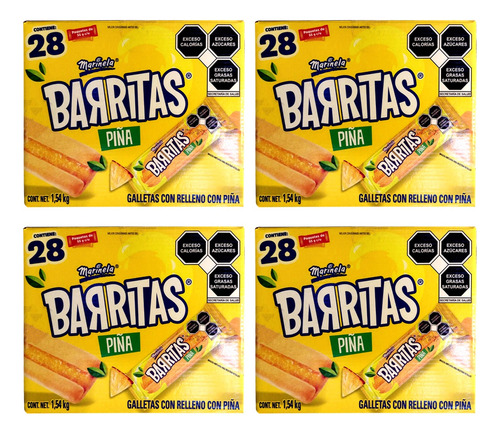 Barritas Marinela Piña Con 112 Pzas De 55 G C/u