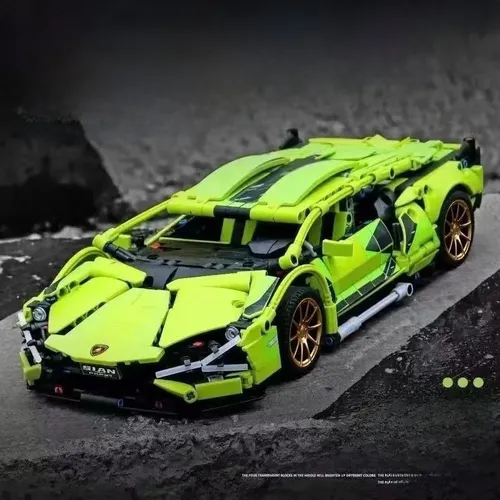 Caja Lamborghini Pequeña Color Vaca Verde 1:14 Empaque 1280