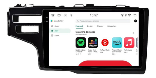 Multimidia Honda Fit Ex 2015 A 2021 Octacore Carplay 64gb 4g