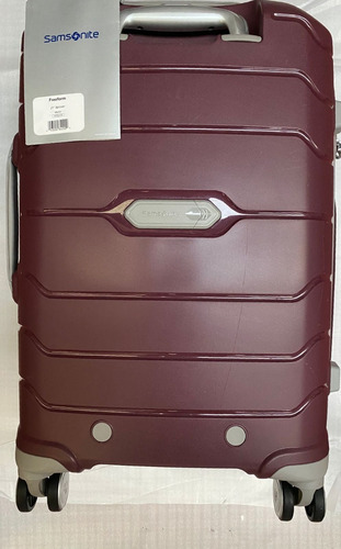 Samsonite Maleta Rígida Con Ruedas Dobles Giratorias Color Rojo