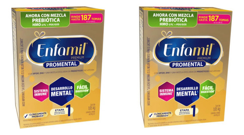 Enfamil Promental Etapa 1. 2 Cajas De 1650 Gr Cada Una.