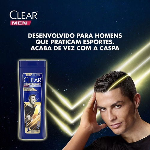 Shampoo Limpeza Profunda Clear 400ml