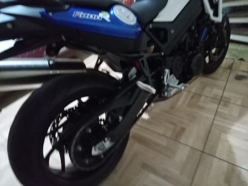 Bmw F800r Azul E Branca Toda Original