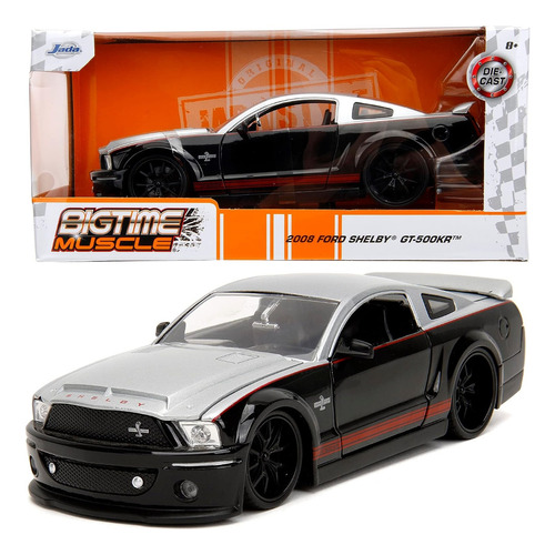 2008 Ford Mustang Shelby Gt-500kr Jada 1:24 Bigtime Muscle