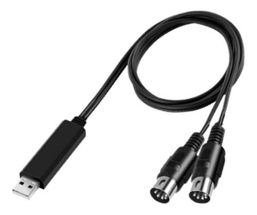 Cable Interfaz Midi Usb Teclado Bateria Pc Mac - Cuotas