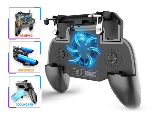 Gamepad Celu 2gatillo Analogico+fan+usb+v8 Titan Belgrano