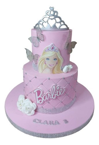 Torta Temática Barbie , Merlina , Mario Bross , Unicornio