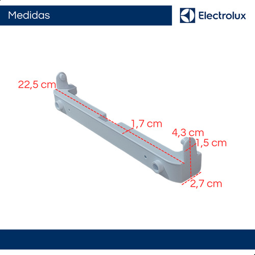 Suporte Porta Do Freezer Geladeira Electrolux Re28 Re26 Re29