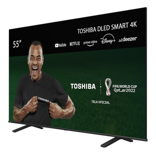 Smart Tv Dled 55 Toshiba 55c350l, 4k, 2 Usb, 3 Hdmi, 60hz