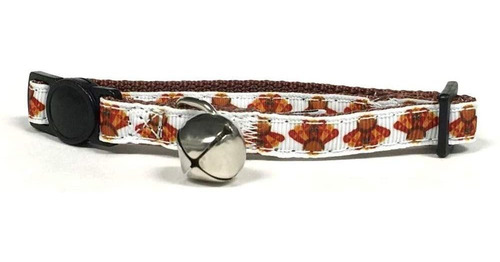  Thanksgiving Turkey Cat Collar Set With Safety Buckle