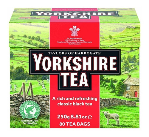 Taylors De Harrogate Yorkshire Red, 80 Bolsitas De Té