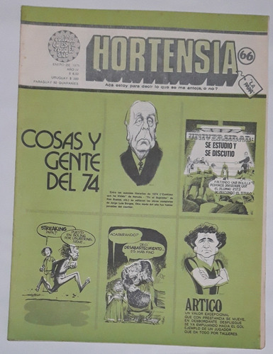 Revista Hortensia #66 Enero 1975