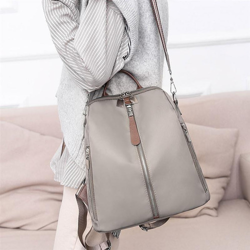 Imagen 3 de 4 de Bolsa Backpack Mochila 3 Cierres Elegante Envío Gratis