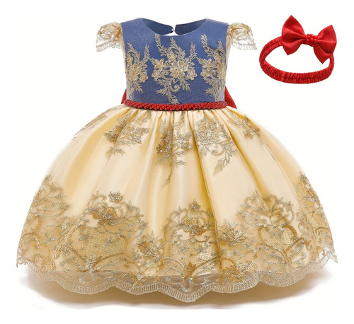 Disfraz / Vestidos De Pincesas Disney Blanca Nieves T 2-3