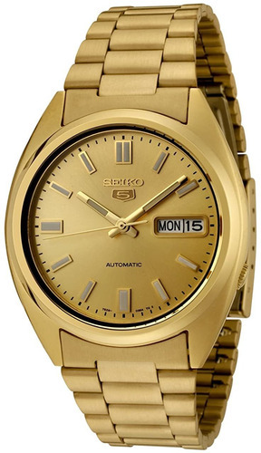 Reloj Hombre Seiko Snxs80k Automátic Pulso Dorado Just Watch