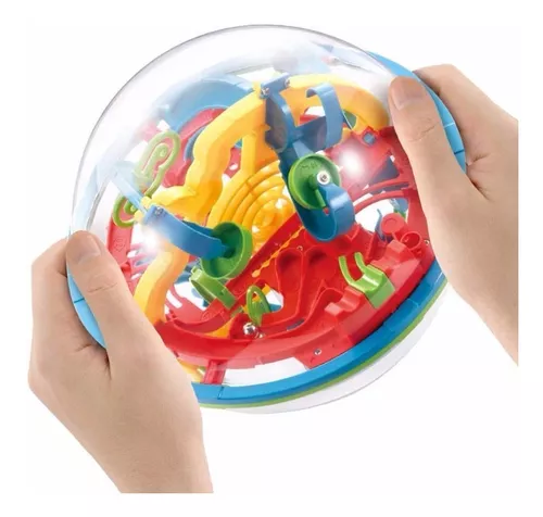 Bola Laberinto 3d Rompecabezas Educativo Juego Cubo 14cm