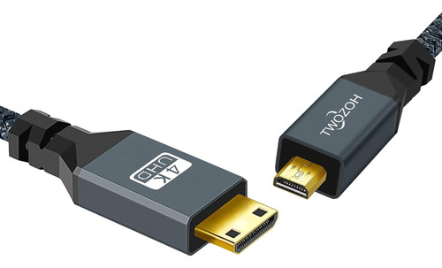 Twozoh Micro Hdmi A Mini Hdmi Cable, Mini Hdmi Macho A M...