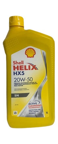 Aceite 20w50 Mineral Helix Hx5 Shell