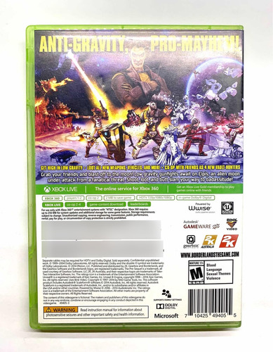 Borderlands: The Pre-sequel! Xbox 360 (Usado)