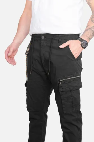 Jogger Hombre Pantalón Cargo Gabardina Puños Moda Importado