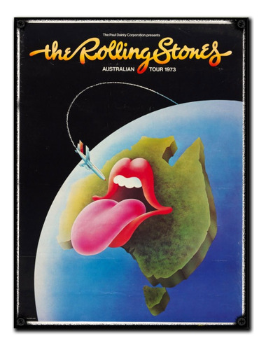 #120 - Cuadro Vintage 30 X 40 - Rolling Stones Poster Cartel