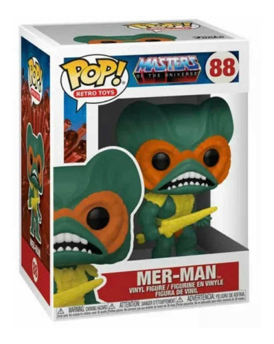 Funko Pop! Masters Of The Universe Mer-man Motu N.88 (Usado)
