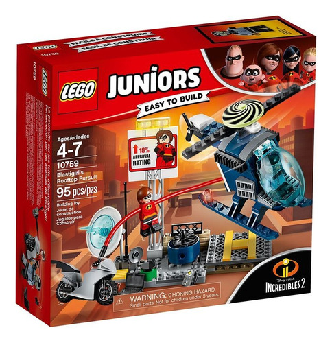 Lego Juniors 10759 Persecución Por  Azoteas Elastigirl
