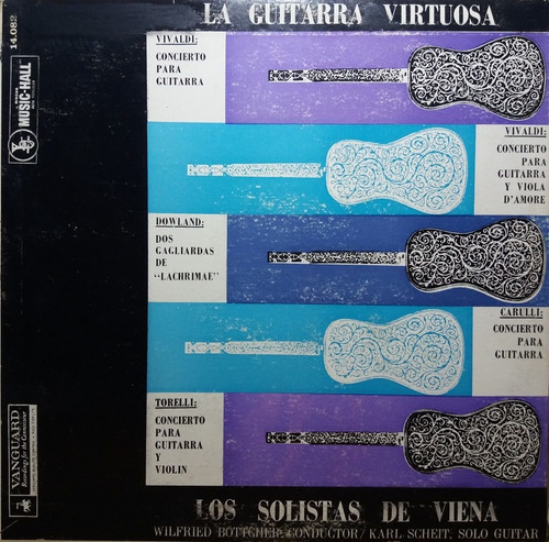 La Guitarra Virtuosa - Los Solistas De Viena Lp 