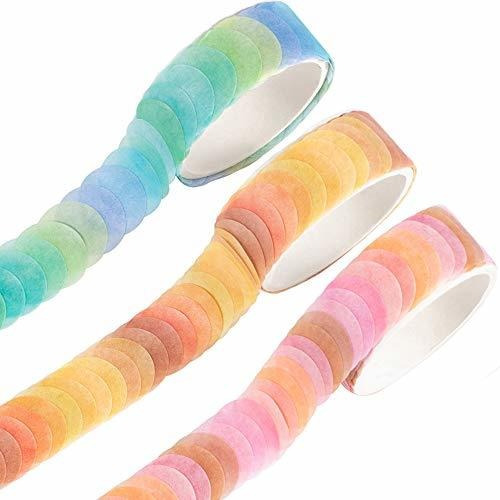 Fruits Candy 9/16  Dot Washi Tape Set Pegatinas Redonda...