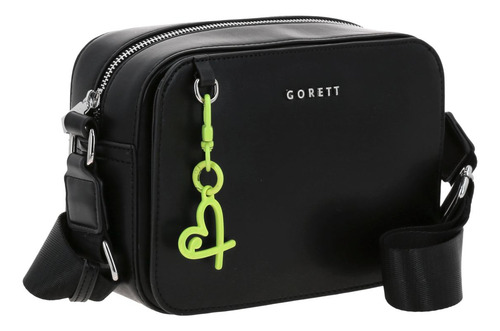 Bolso Tipo Crossbody Gorétt By Chenson Lizzie P25 Negro Lisa Níquel Negro