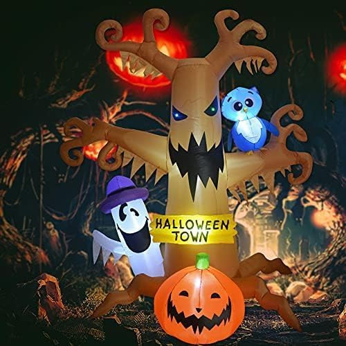 Goosh Arbol Muerto Inflable De Halloween De 8 Pies Al Aire L