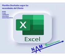 Comprar Planilla Excel - Diseño Personalizado