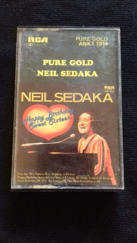 Casete Neil Sedaka Pure Gold 1976