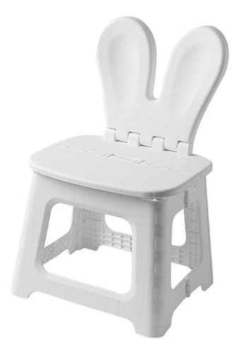 Taburete De Baño Taburete Plegable Con Respaldo Conejo