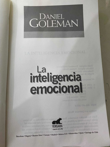 Libro Inteligencia Emocional (Usado)
