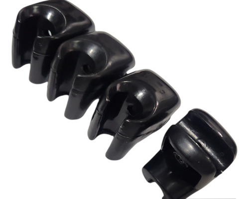 4 Soportes Negro Para Tubo Dental Jeringa Pieza Mano Premium